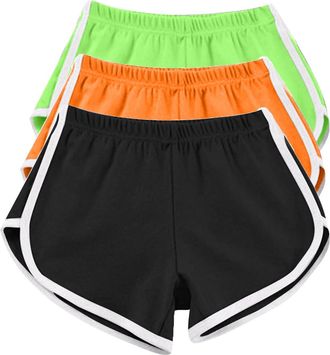 Generic 3 Pack WomenS Cotton Yoga Dance Short Pants - Hot Pants Shorts Women Sexy Sport Shorts Summer Athletic Cycling Hiking Sports Shorts Soft Cute Pyjama S