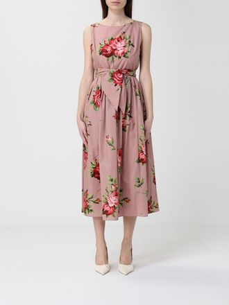 Dolce & Gabbana Abito in cotone stampa Bouquet rose Dolce & Gabbana