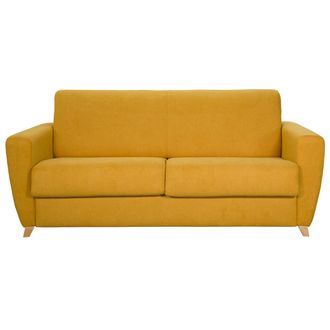 Miliboo Sof&aacute; Convertible N&oacute;rdico Amarillo Mostaza Graham