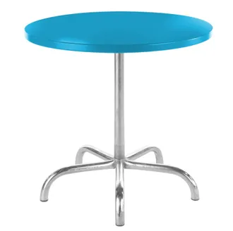 Schubiger M&ouml;bel Metalltisch S&auml;ntis Rund