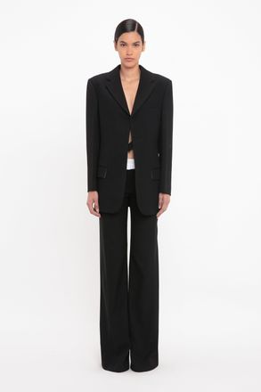 Victoria Beckham Tux Jacket in Black 10
