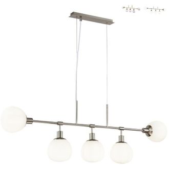 Maytoni Erich L&aacute;mpara Colgante De Techo N&iacute;quel, 5 Luces, E14