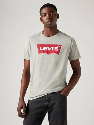 Levi's Graphic Set In Neck T Shirt - Mens - 2XL - Grey