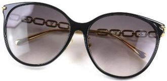 Louis Vuitton Pre-owned Accessories, male, Black, Size: ONE SIZE Pre-owned My LV Chain Two Cat Eye Sunglasses