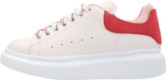 Alexander McQueen (WMNS) Alexander McQueen Oversized Low-Top Sneakers Beige Red 697103WIBNH9889