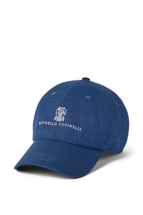 Brunello Cucinelli COTTON BRANDED CAP Size: L, colour: VARIOUS