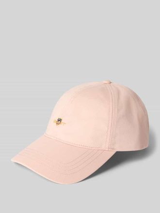 GANT Basecap aus Baumwolle mit Label-Stitching in Rosa, Gr&ouml;&szlig;e 1