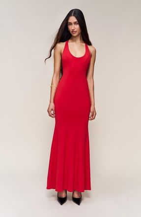 Guizio Siena Maxi Dress in Red Love at Nordstrom, Size Xx-Small