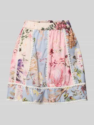 Vero Moda Minirock mit Spitze Modell MESSA in Rosa, Gr&ouml;&szlig;e 34