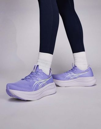 Asics Gel-Nimbus 28 - Sneakers da corsa color campanula e bianche-Blu