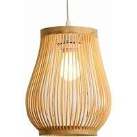 OEM Suspensi&oacute;n, Rtro Gourde Couloir Lamp Tiss Lanterne Simple Lumire Plafonnier Pendentifs Luminaire Suspendu Clairage Avec Forme Rotin Pour Teahouse Sal 
