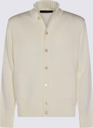 Zanone White Wool Knitwear