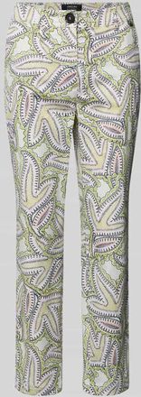 s.Oliver Red Label Hose im Allover-Look in Sand, Gr&ouml;&szlig;e 34