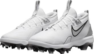 Nike Force Trout Elite MCS FZ0884-102 Mens White Silver Baseball Cleats LIQ542