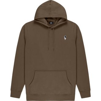 Dalix Astronaut Midweight Fleece Classic Hooded Sweatshirt in Walnut at Nordstrom, Size Xx-Large