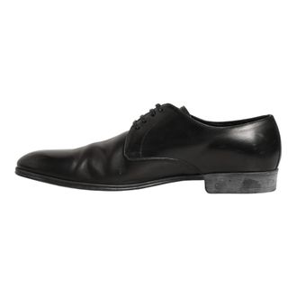 Dolce & Gabbana Derby Geklede Schoenen - Heren - Nette schoenen - Zwart - 43 1/2 EU - Leer - Schoenen
