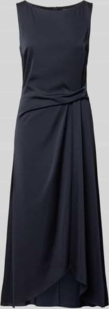 Vera Mont Cocktailkleid mit asymmetrischem Saum in Marine, Gr&ouml;&szlig;e 34
