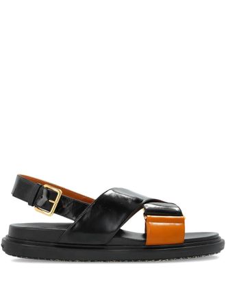 Marni criss-cross sandals - Black