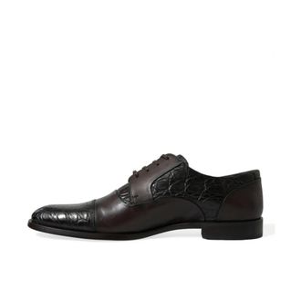 Dolce & Gabbana Derby Geklede Schoenen - Heren - Nette schoenen - Bruin - 40 EU - Leer - Schoenen