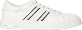 A|X Armani Exchange Sneakers met webbing en rubberen zool - Heren - Sneakers - Wit - 42 EU - Katoen - Schoenen