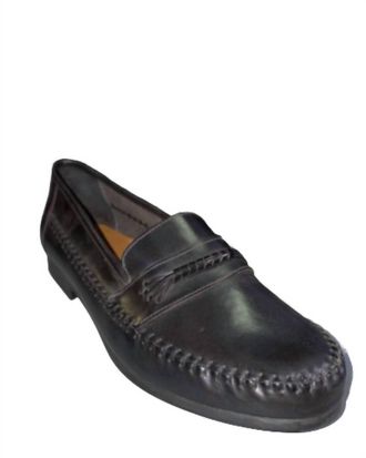 Giorgio Brutini Mens Weave Loafer In Black