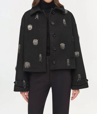 SIMKHAI Katya Embellished Jacket In Black