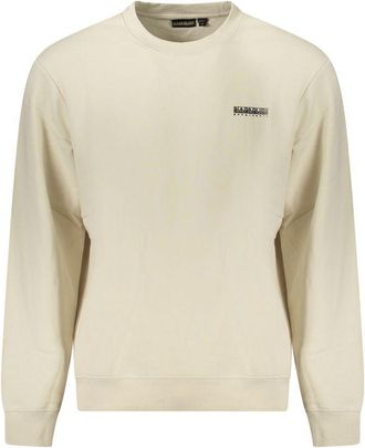 Napapijri Beige Katoenen Heren Sweatshirt