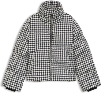 HUGO BOSS Padded jacket with houndstooth pattern