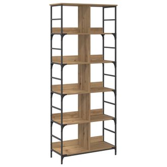 vidaXL Estante De Libros 4 Niveles 78,5 X 33 X 188,5 Cm Metal Pb Vidaxl