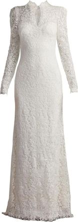 Tadashi Shoji Heiss floral-lace gown - White