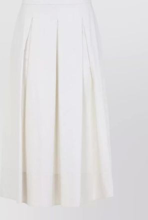 PESERICO cotton midi skirt a line silhouette