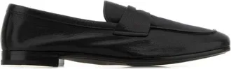 Prada Black Leather Loafers