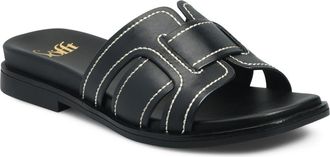 S&ouml;fft Rachel Slide Sandal in Black at Nordstrom, Size 6.5