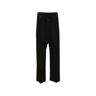 Fear of God Wide Trousers, male, Black, Size: XL Wide Leg Drawstring Pants
