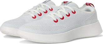 Allbirds Tree Runner Go Mens Shoes Blizzard/Bold Red/Blizzard Sole : 11.5 D - Medium, Synthetic