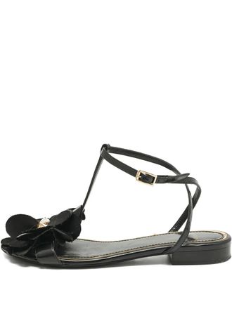 Lanvin Sandalen met plateauzool - Zwart