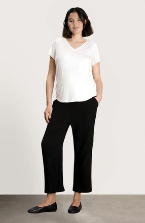 Nom Maternity The Maternity & Nursing Tee in White at Nordstrom, Size X-Large