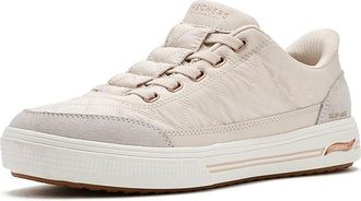 Skechers Arch Fit Arcade-Cuddle Steps Hands Free Slip-Ins Womens Shoes Off-White : 5.5 D - Wide, Suede/Synthetic