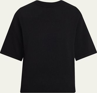 Michael Kors Crewneck Cashmere Knit Tee