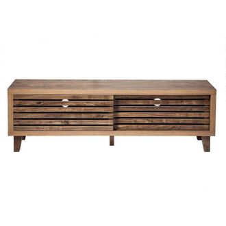 Calicosy Mobile TV a 2 porte scorrevoli con lame traforate L140 cm - LIAM
