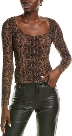 Alice & Olivia Delaina Scoop Top