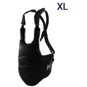 Trade Shop Trade Shop - Corpetto Protezione Totale Busto Double-face Ultra Resistente Boxe Arti Marziali - Negro