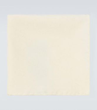Gucci GG cotton and silk pocket square