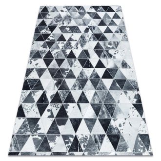 RugsX RugsX Patchwork Rug in Grey | Size: 160 cm x 230 cm