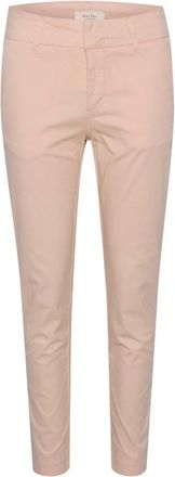 Part Two Lichtroze Casual Fit Enkel Lengte Broek - Dames - Chinos - Roze - L - Katoen - Broeken