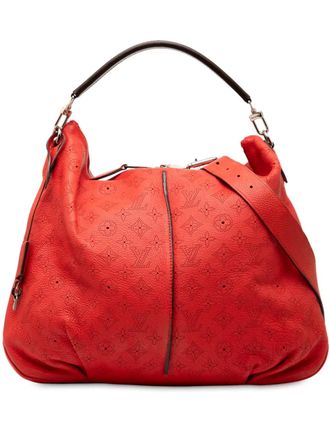 Louis Vuitton 2010-2025 Monogram Mahina Selene MM satchel - Red