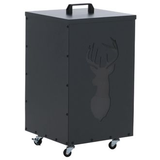 Hhg [nunca Usado] Contenedor De Pellets Hhg-248 Hirsch, Caja De Almacenamiento Para Pellets O, Por Ejemplo, Pienso Para Animales, Con Ruedas, 65 X 36 X 36