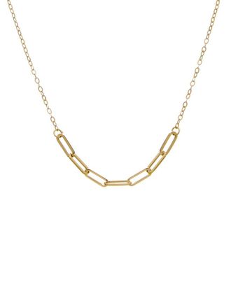 Italian Gold, Inc 10K 3.2Mm Paperclip Fancy Necklace