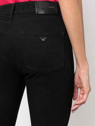 Emporio Armani Stretch-Cotton Denim Jeans - Black