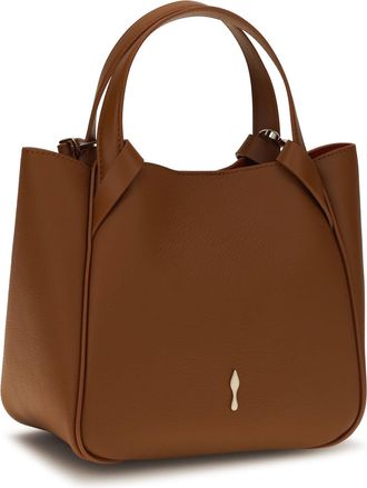 Christian Louboutin Womens Tote Mini Bettina Tan Calf Leather Shoulder Bags